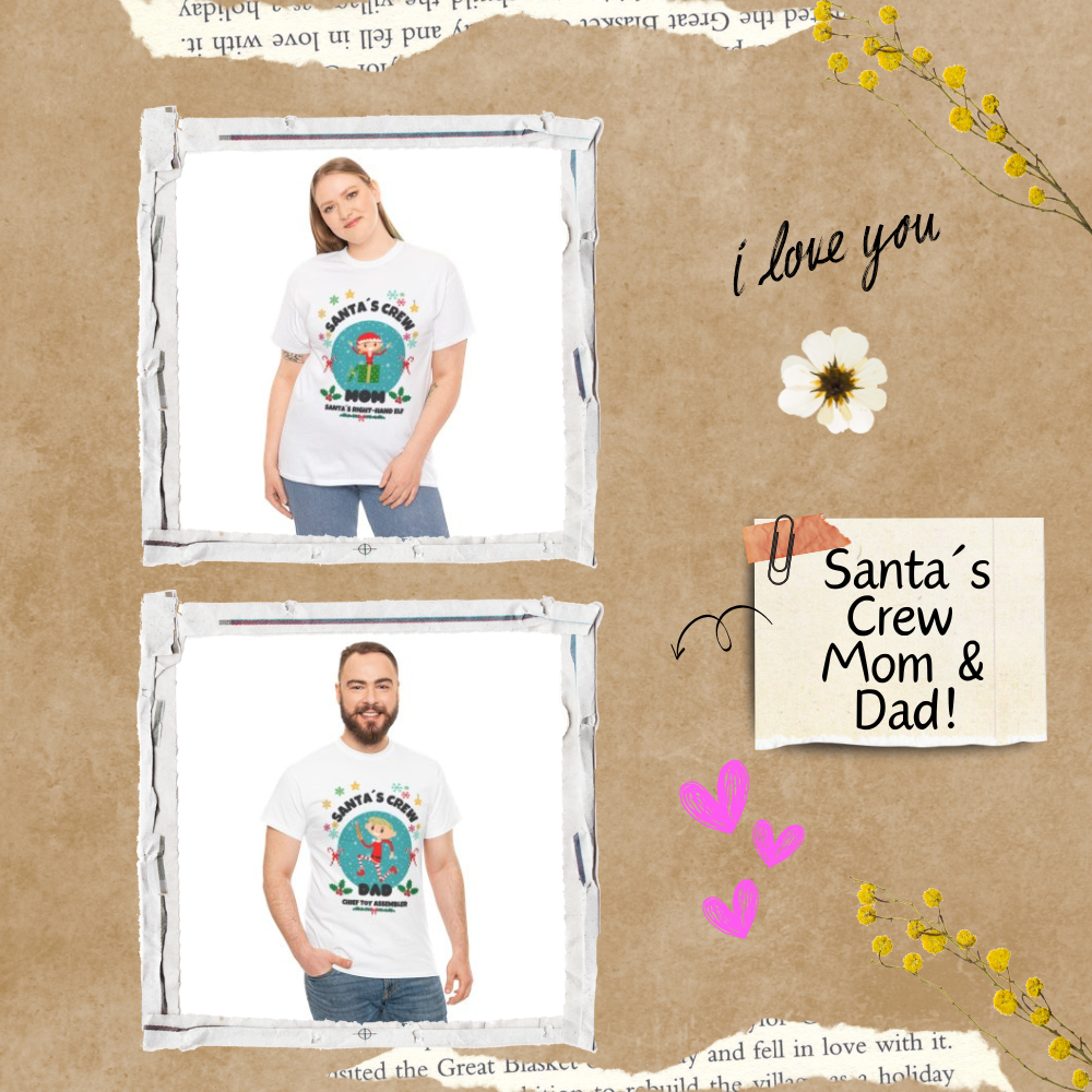 Mamá y papá de la tripulación de Santa
